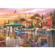 Kikötő naplementekor puzzle 3000 darabos puzzle, kirakós