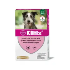  Kiltix kullancs- és bolhairtó nyakörv kistestű kutyák részére 38cm élősködő elleni készítmény kutyáknak