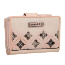 Kimmidoll pénztárca, Patentos-cipzáras, Nude, 14X2X10 cm (30649-02Nud) pénztárca