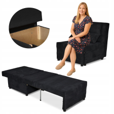  Kimo Fekvő Kanapé Ágy Tárolóhellyel Family Furniture Fekete bútor