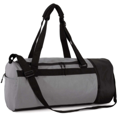 KIMOOD hengeres sporttáska cipőtartóval KI0630, Dark Cool Grey/Black