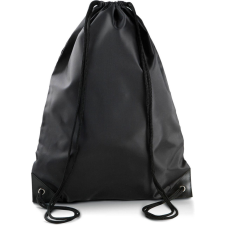 KIMOOD KI0104 tornazsák-hátizsák összehúzó zsinórral Kimood, Black-U tornazsák