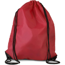 KIMOOD KI0104 tornazsák-hátizsák összehúzó zsinórral Kimood, Cherry Red-U tornazsák