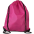 KIMOOD KI0104 tornazsák-hátizsák összehúzó zsinórral Kimood, Magenta-U
