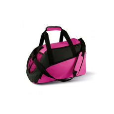 KIMOOD poliészter sporttáska zsebekkel és vállpánttal KI0607, Fuchsia/Black