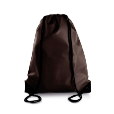 KIMOOD Uniszex hátizsák Kimood KI0104 Drawstring Backpack -Egy méret, Chocolate