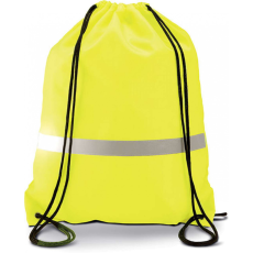KIMOOD Uniszex hátizsák Kimood KI0109 Drawstring Backpack -Egy méret, Fluorescent Yellow