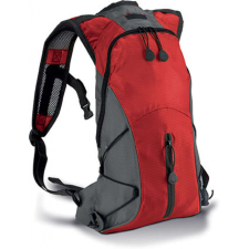 KIMOOD Uniszex hátizsák Kimood KI0111 Hydra Backpack -Egy méret, Red/Dark Grey hátizsák