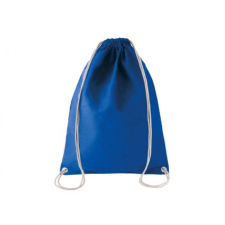 KIMOOD Uniszex hátizsák Kimood KI0125 Cotton Drawstring Backpack -Egy méret, Dark Royal Blue hátizsák