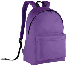 KIMOOD Uniszex hátizsák Kimood KI0130 Classic Backpack -Egy méret, Purple/Black