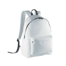 KIMOOD Uniszex hátizsák Kimood KI0130 Classic Backpack -Egy méret, White/Dark Grey hátizsák