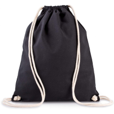KIMOOD Uniszex hátizsák Kimood KI0139 Organic Cotton Backpack With Drawstring Carry Handles -Egy méret, Hibiscus Red hátizsák
