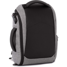 KIMOOD Uniszex hátizsák Kimood KI0890 Anti-Theft Backpack For 13” Tablet -Egy méret, Graphite Grey Heather/Black