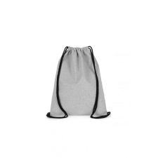 KIMOOD Uniszex hátizsák Kimood KI5102 Small Recycled Backpack With Drawstring -Egy méret, Flint Grey hátizsák