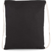 KIMOOD Uniszex táska Kimood KI0147 Organic Cotton Small Drawstring Bag -Egy méret, Black tornazsák