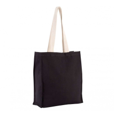 KIMOOD Uniszex táska Kimood KI0251 Tote Bag With Gusset -Egy méret, Black