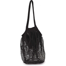 KIMOOD Uniszex táska Kimood KI0285 Cotton Mesh Grocery Bag -Egy méret, Black