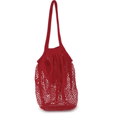 KIMOOD Uniszex táska Kimood KI0285 Cotton Mesh Grocery Bag -Egy méret, Cherry Red kézitáska és bőrönd