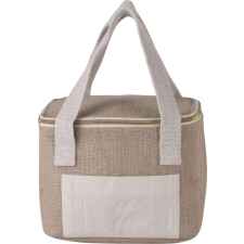 KIMOOD Uniszex táska Kimood KI0352 Jute Cool Bag - Small Size -Egy méret, Natural kézitáska és bőrönd