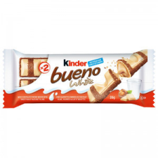  KINDER BUENO FEHÉR CSOKOLÁDÉ 39G /30/ csokoládé és édesség