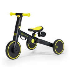 KinderKraft 4TRIKE összecsukható tricikli/futóbicikli, Black volt lábbal hajtható járgány