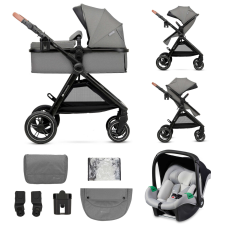 KinderKraft Esme 3in1 multifunkciós Babakocsi - szürke babakocsi