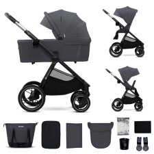 KinderKraft KINDERKRAFT Kombinált babakocsi Nea 2 2in1 Dark Grey babakocsi
