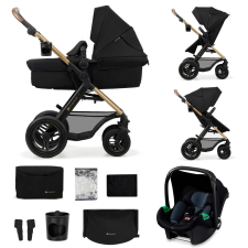  KINDERKRAFT Kočík kombinovaný Moov 2 Air 3v1 Pure Black babakocsi