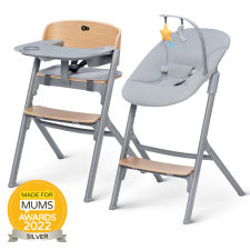 KINDERKRAFT SELECT Set jedálenská stolička Livy Oak + lehátko Calmee, Premium etetőszék