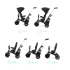  KINDERKRAFT SELECT Trojkolka Easytwist Black, Premium