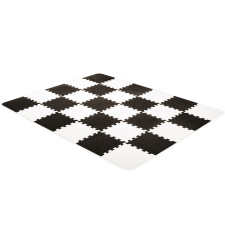 KinderKraft szivacspuzzle szőnyeg Luno 30db fekete-fehér játszószőnyeg