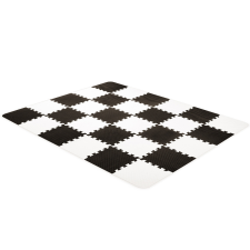  Kinderkraft szivacspuzzle szőnyeg Luno 30db fekete-fehér egyéb bébijáték