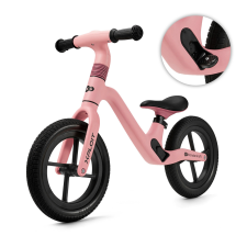 KinderKraft Xploit futóbicikli, Bubblegum pink lábbal hajtható járgány