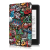  Kindle 10 mágneses Smart Védőtok Graffiti