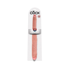 King Cock 16 Tapered - élethű dupla dildó (41cm) - natúr műpénisz, dildó