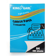KING GARL Indigó A4 fekete 100 db indigó