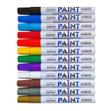 KING GARL Lakkmarker 2-3mm, kerek King Garl zöld filctoll, marker