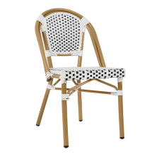 King Home CAFE PARIS szék fehér rattan kerti bútor