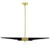 King Home King Home APOLLO MD21419-2M.BLACK.GD Függőlámpa 2x40W/E27 IP20