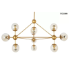 King Home King Home MOOSEE ASTRIFERO MSE010100182 Függőlámpa 10x40W/E27 IP20