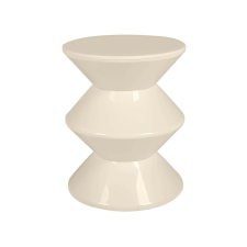 King Home King Home TURN Geometrikus Polipropilén Kisasztal Bézs bútor