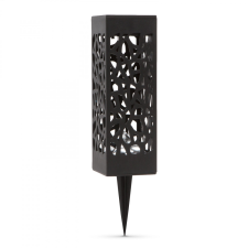 KING Solar Garden Art Deco Mintázatú Napelemes Solár Lámpa Lámpás kültéri világítás