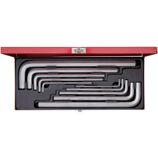 King Tony Imbuszkulcs készlet 10 db-os hosszú 03-17 mm imbuszkulcs