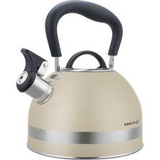 Kinghoff KH-1854 Teáskanna, Sípszóval - 1.8L - Bézs (KH-1854) vízforraló és teáskanna