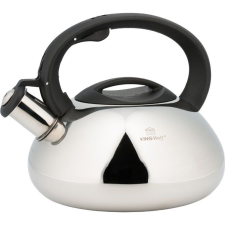 Kinghoff KH-3262 Teáskanna, Sípszóval - 3L - Ezüst (KH-3262) vízforraló és teáskanna