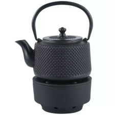 Kinghoff Öntöttvas kanna Kinghoff KH 1847, 0,8l, Fűtőállvány, Indukciós, Fekete vízforraló és teáskanna