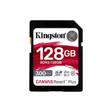 Kingston 128GB SDXC Class10 UHS-II U3 V90 Canvas React Plus memóriakártya