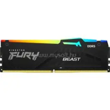 Kingston 16GB DDR5-5200MT/S CL40 DIMM FURY BEAST BLACK RGB (KF552C40BBA-16) memória (ram)