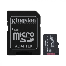 Kingston 16GB microSDHC CL10 U3 V30 A1 Industrial + adapterrel memória (ram)