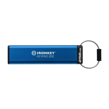 Kingston 256GB IronKey Keypad 200 USB3.2 Kék (IKKP200/256GB) pendrive
